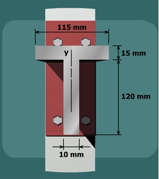 Bending stress – tee beam