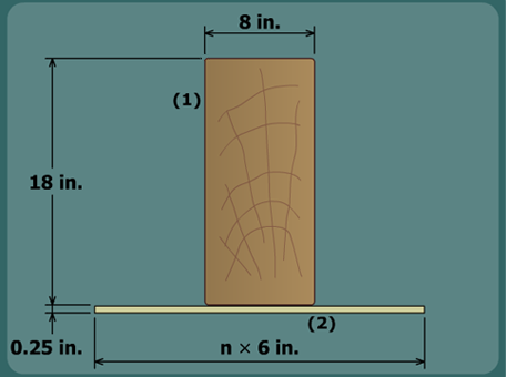 Timber beam reinforced with CFRP