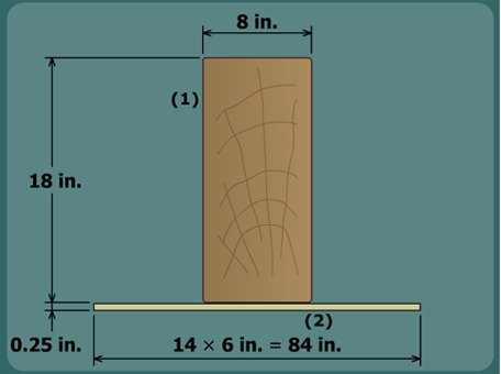 Timber beam reinforced with CFRP