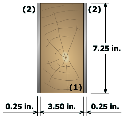 Composite wood-steel beam