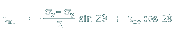 Deriving equations for Mohr's circle